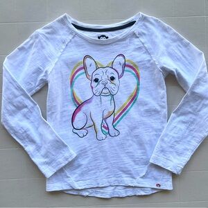 Appaman- French Bulldog Long Sleeve T-Shirt, Size 8
